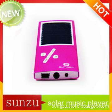MIni Solar Battery 800mah Power MP3 Player with Radio